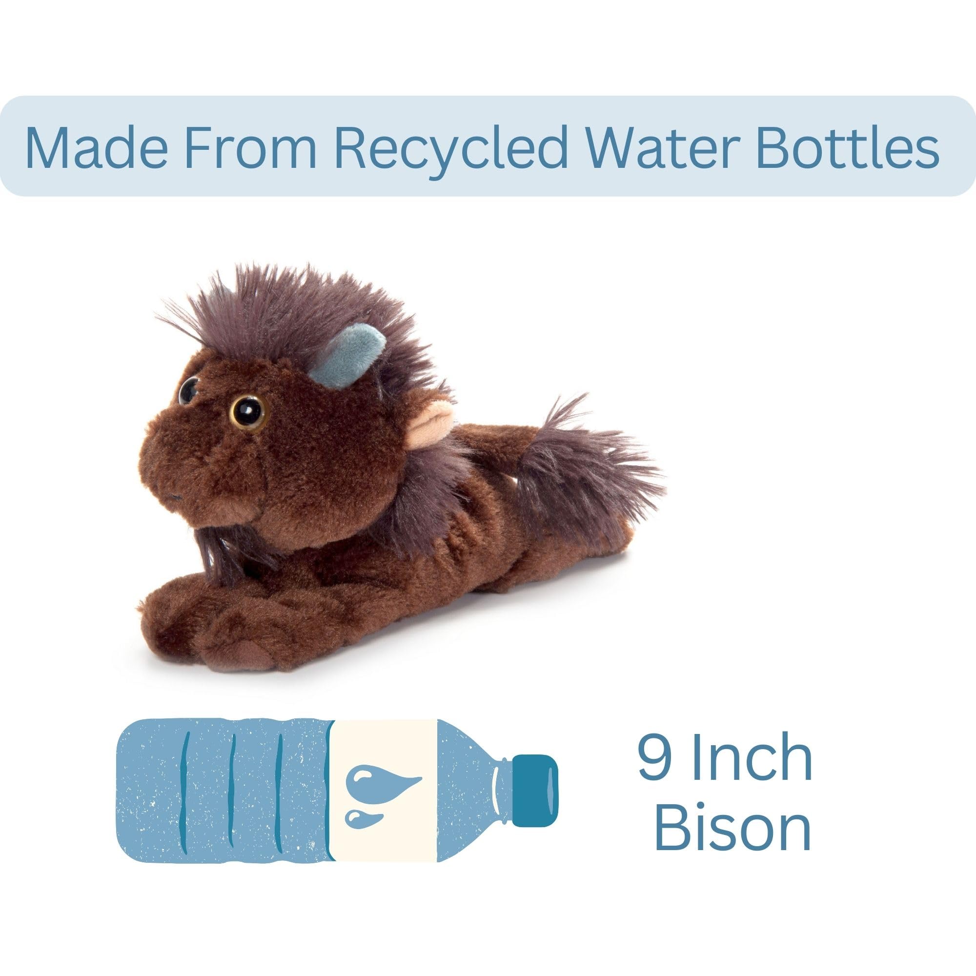 Amazon.com: The Petting Zoo Bison Stuffed Animal Plushie Slap