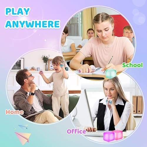 Miniatura 5 de Juguetes sensoriales esponjosos para aliviar el estrés, paquete de 4 cubos de hielo sólidos rellenos de azúcar de malta de alta densidad, artículo