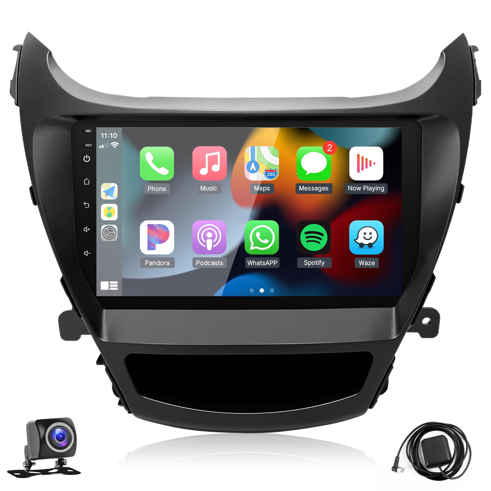 Leadfan Android Car Stereo for Hyundai Elantra 2014 2015 2016 with Carplay Android Auto Mirror Link 2+32G 9 inch Touchscreen Radio Head Unit FM Bluetooth WiFi GPS Navigation+ AHD Camera-image-31