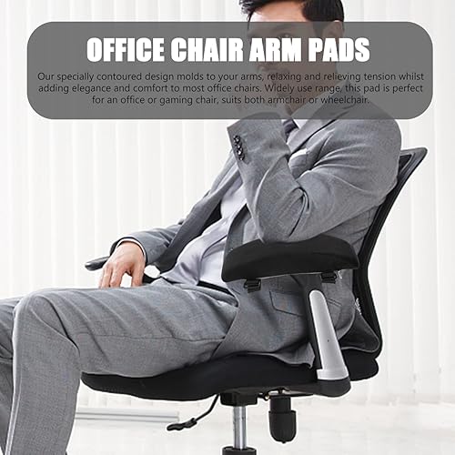 Miniatura 8 de Operitacx 4 Pairs Ergonomic Elbow Rest for Desk Gaming Chair Cushion Secret Lab Arm Gaming Chair Pillow Desk Accessories for Men Chair Supply