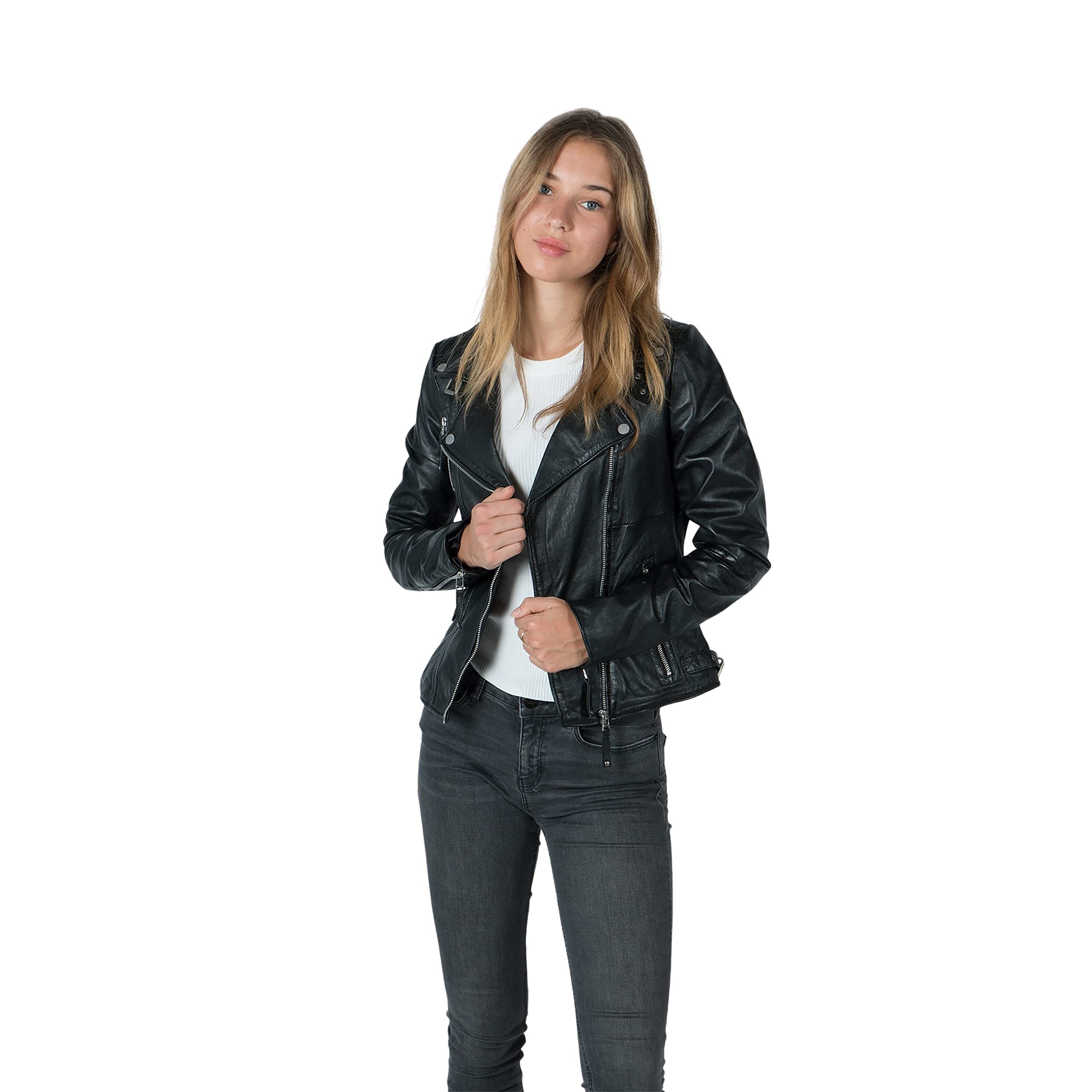 Freaky Nation Damen Biker Princess Jacke