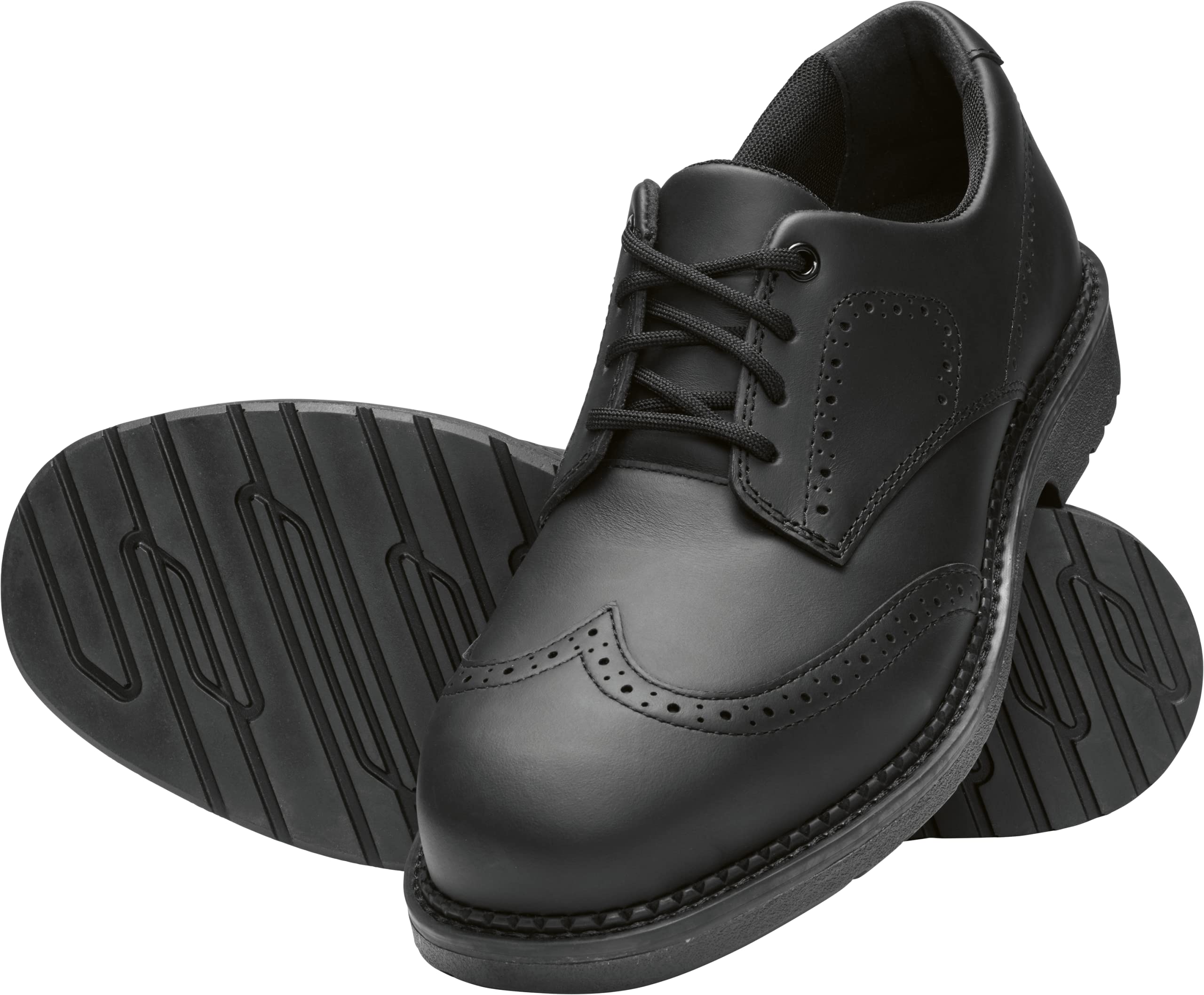 Uvex 1 Zapatos de seguridad con puntera de acero, zapatos de trabajo resistentes y transpirables S3 SRC, unisex, color negro, talla 47