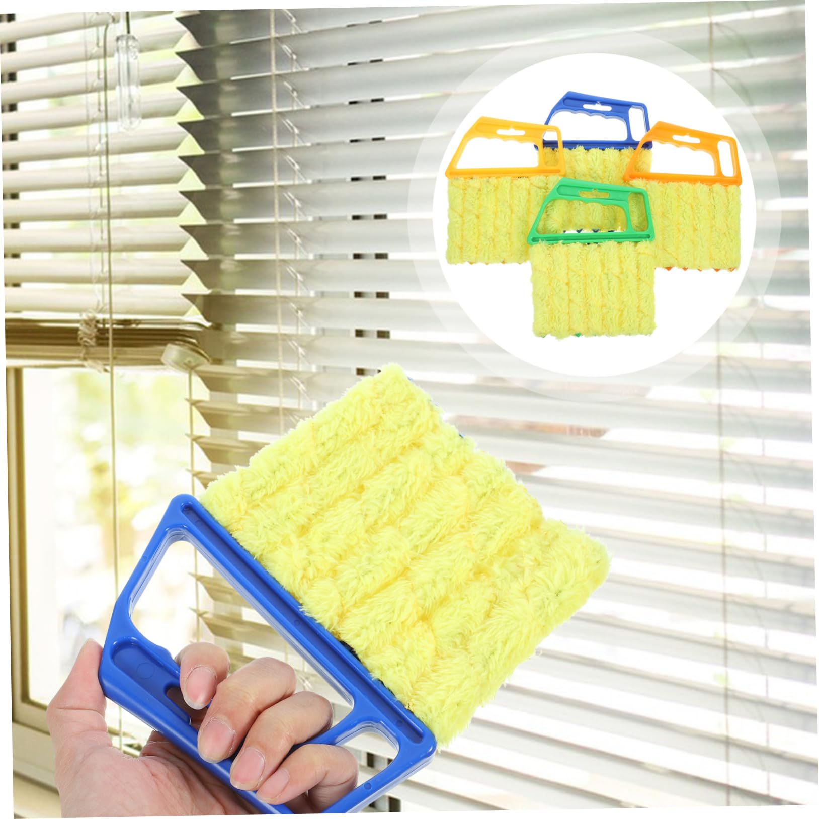 VALICLUD 5 Series Cepillo De Limpieza para Aire Acondicionado Limpiador De Persianas Plumero Cepillo para Limpiar Ventanas o para Persianas o para 4 Piezas x 5