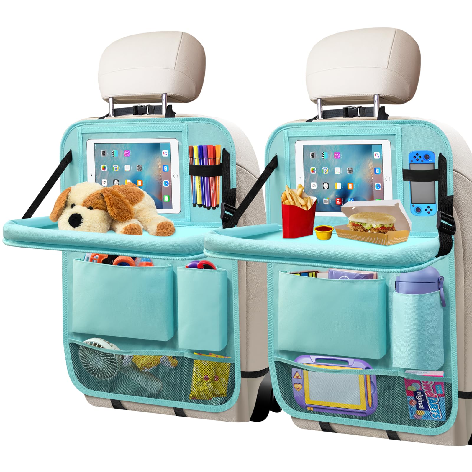 Etre Jeune Backseat Car Organizer Blue