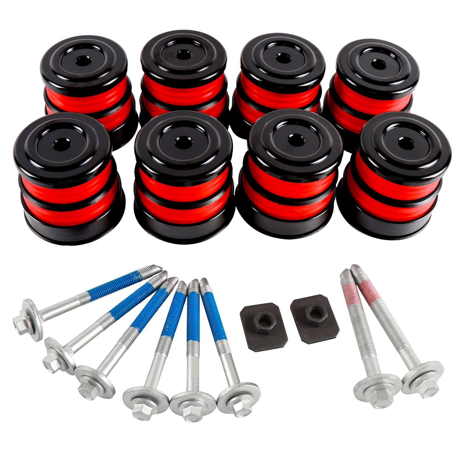 Photo 1 of iKer Silicone Body Mount Bushings Bolt Kit for Ford F250 F350 08-16
