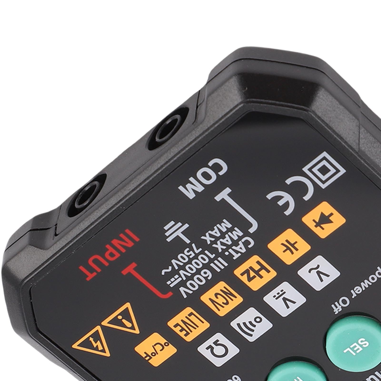 Fafeicy Multimetro Digitale Intelligente Senza True RMS 6000 Conteggi Display LCD Multimetro Tester per Tensione CA CC Resistenza Corrente Capacità Frequenza Test Diodi Uso Domestico