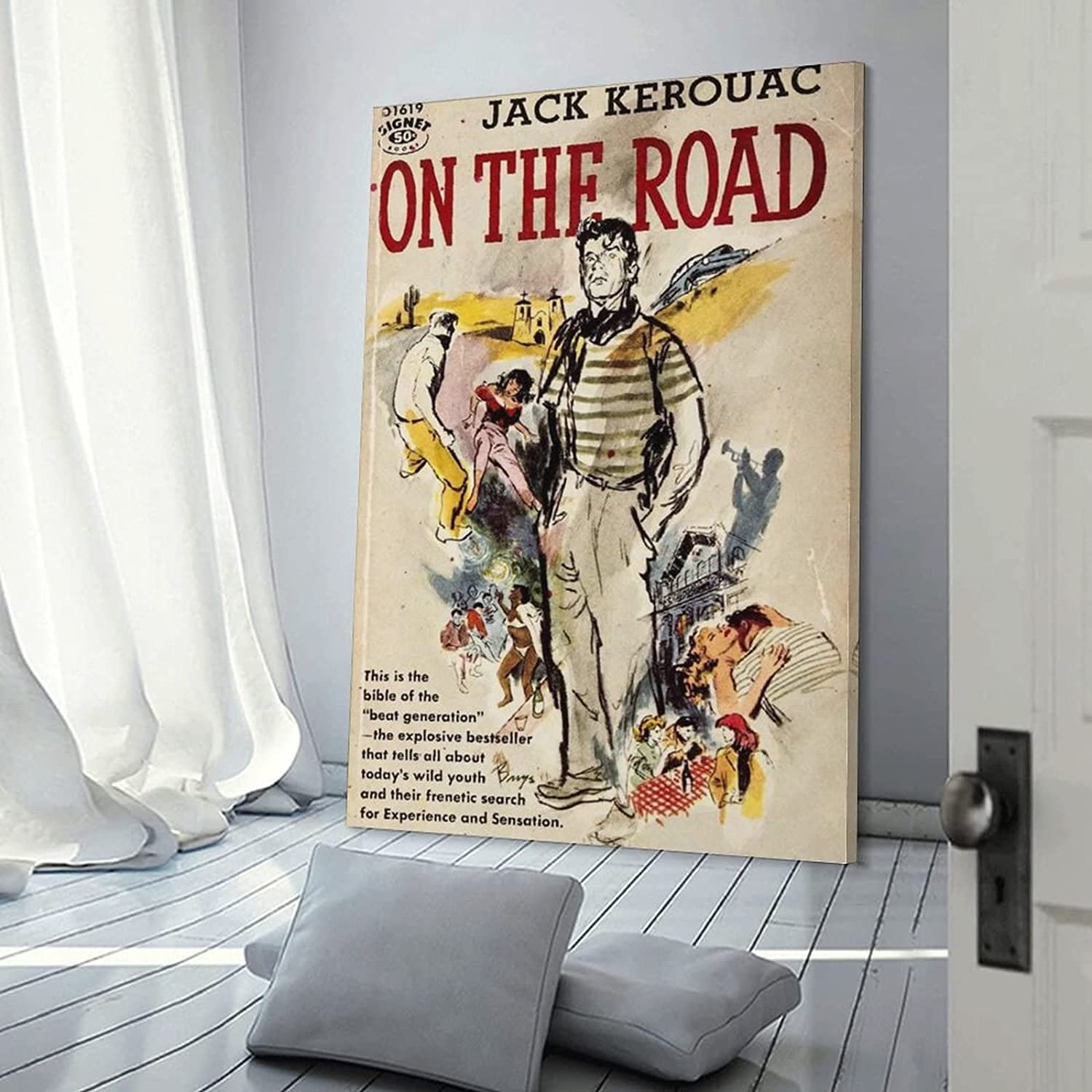 Jack Kerouac Poster On The Road Art Print From Penguin Books | King
