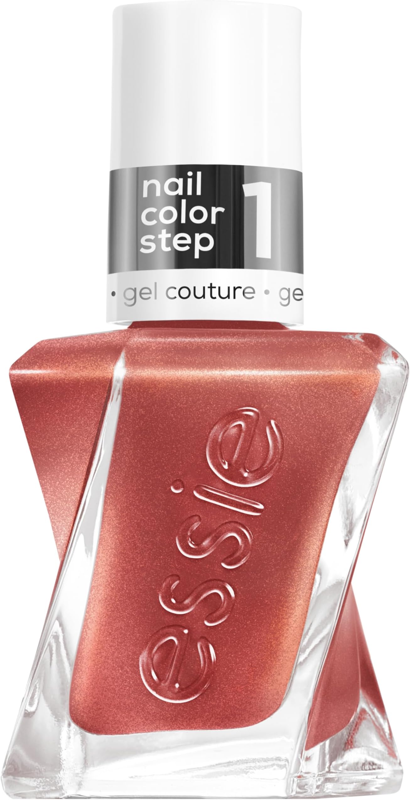 gel couture long-lasting nail polish, vegan, be dazzled, rose, multi-faceted, 0.46 fl oz