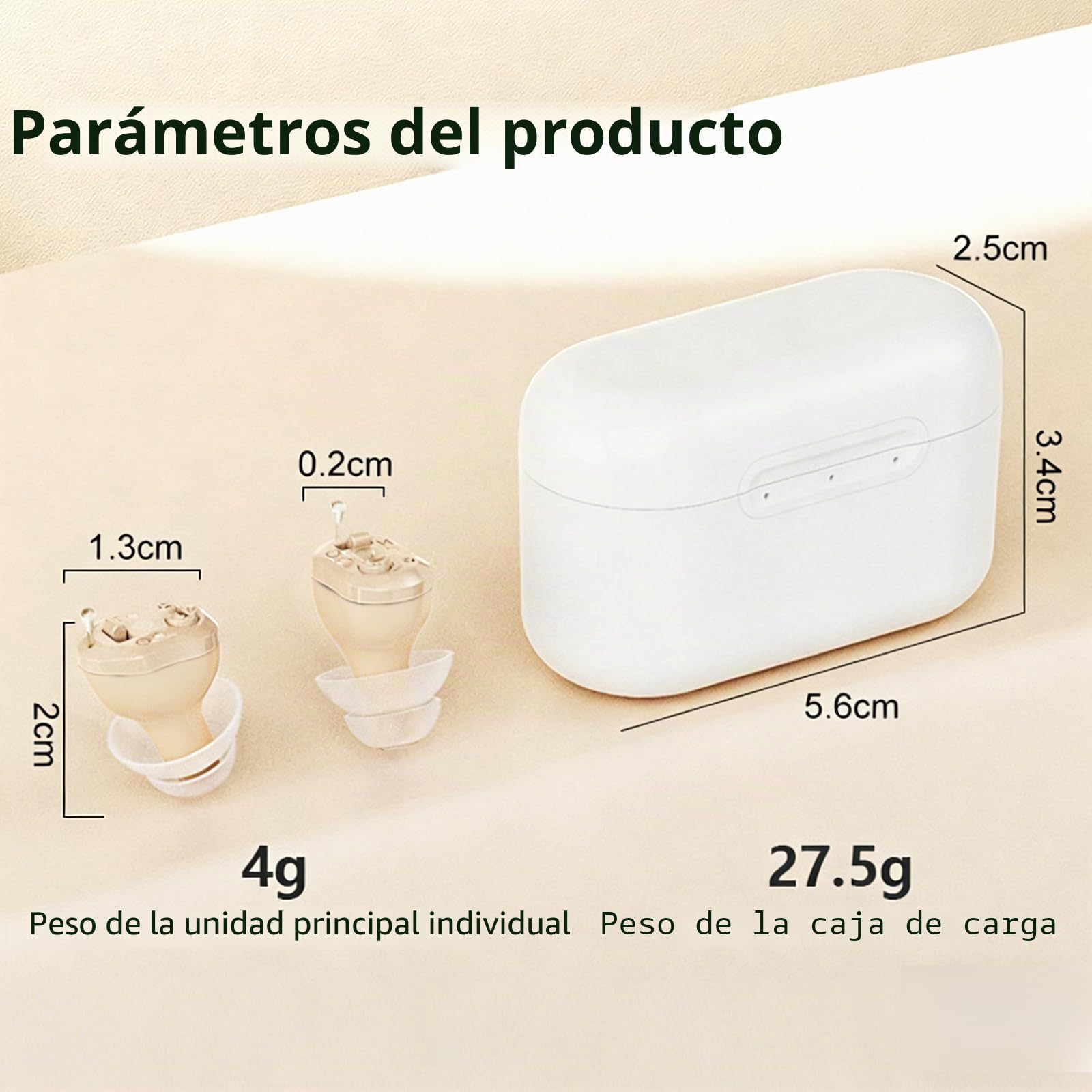 Dispositivo de sonido recargable para adultos, dispositivo de audio invisible con reducción de ruido inteligente, funda de carga de encendido/apagado automático, volúmenes ajustables, cómodo diseño
