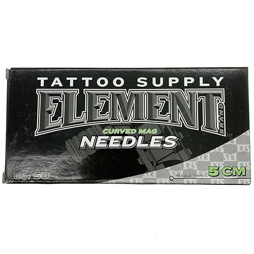 Miniatura 5 de ELEMENT TATTOO SUPPLY - Agujas de Tatuaje - Barra Larga - Curva Mag - Magnum - Caja de 50 - Cónica Larga - Caja de 50 Pines 5CM