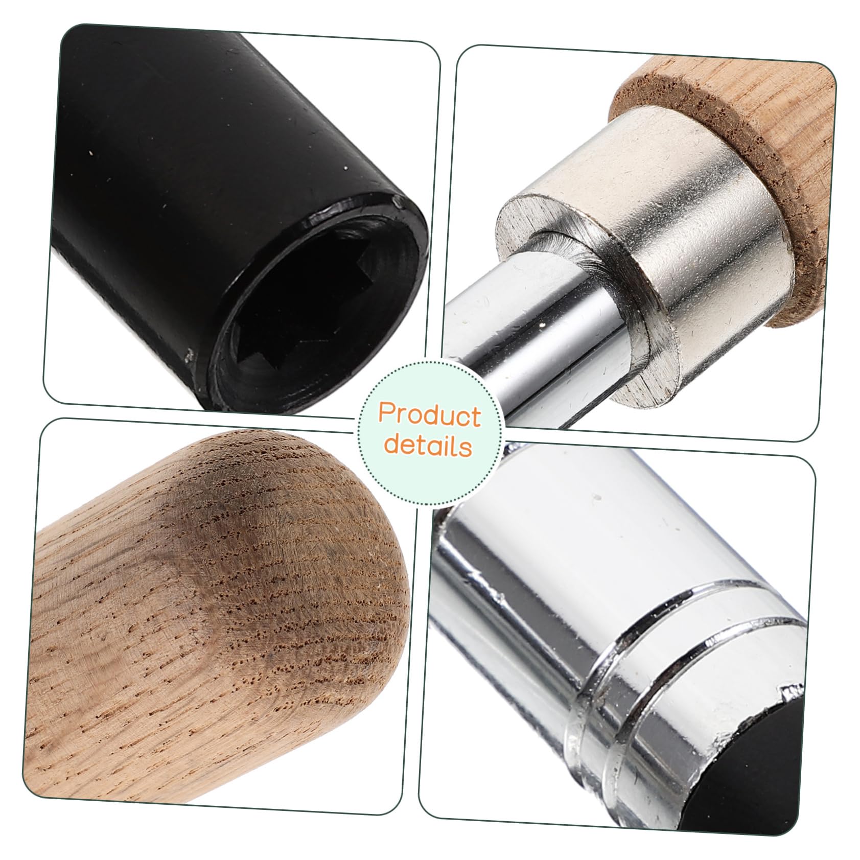 Llave Inglesa para Piano Herramienta de Afinación Confiable Fácil de Usar y Transportar Mango de Madera Adecuado para Reparación de Instrumentos de Cuerda