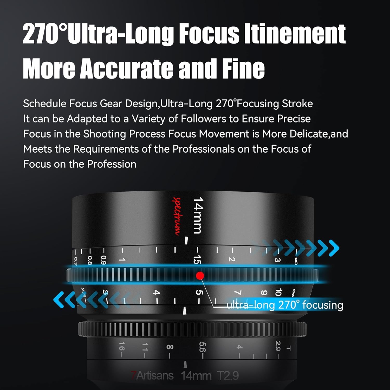 Amazon.co.jp: 7artisans 14mm T2.9 大口径、270°フォーカスストローク