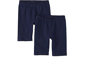Navy Blue School Shorts for Girls - Ultimate Comfort and Style for Active Kids