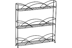 3-Tier Spice Rack Organizer for Kitchen Counter, Pantry, Bathroom, Closet