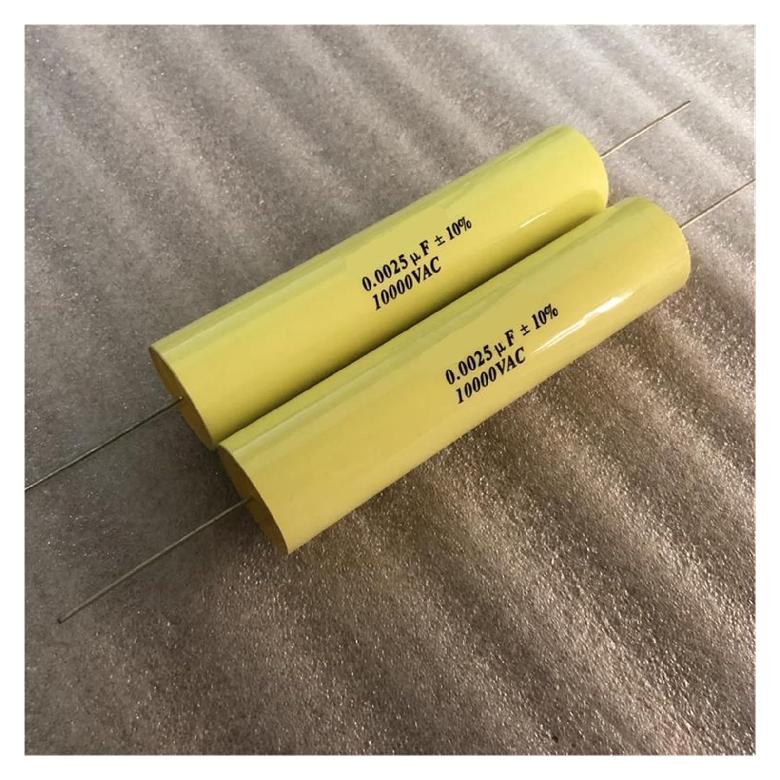 LEOTNNDQ 1pcs 0.0025UF 10000VAC copper foot protection film capacitor