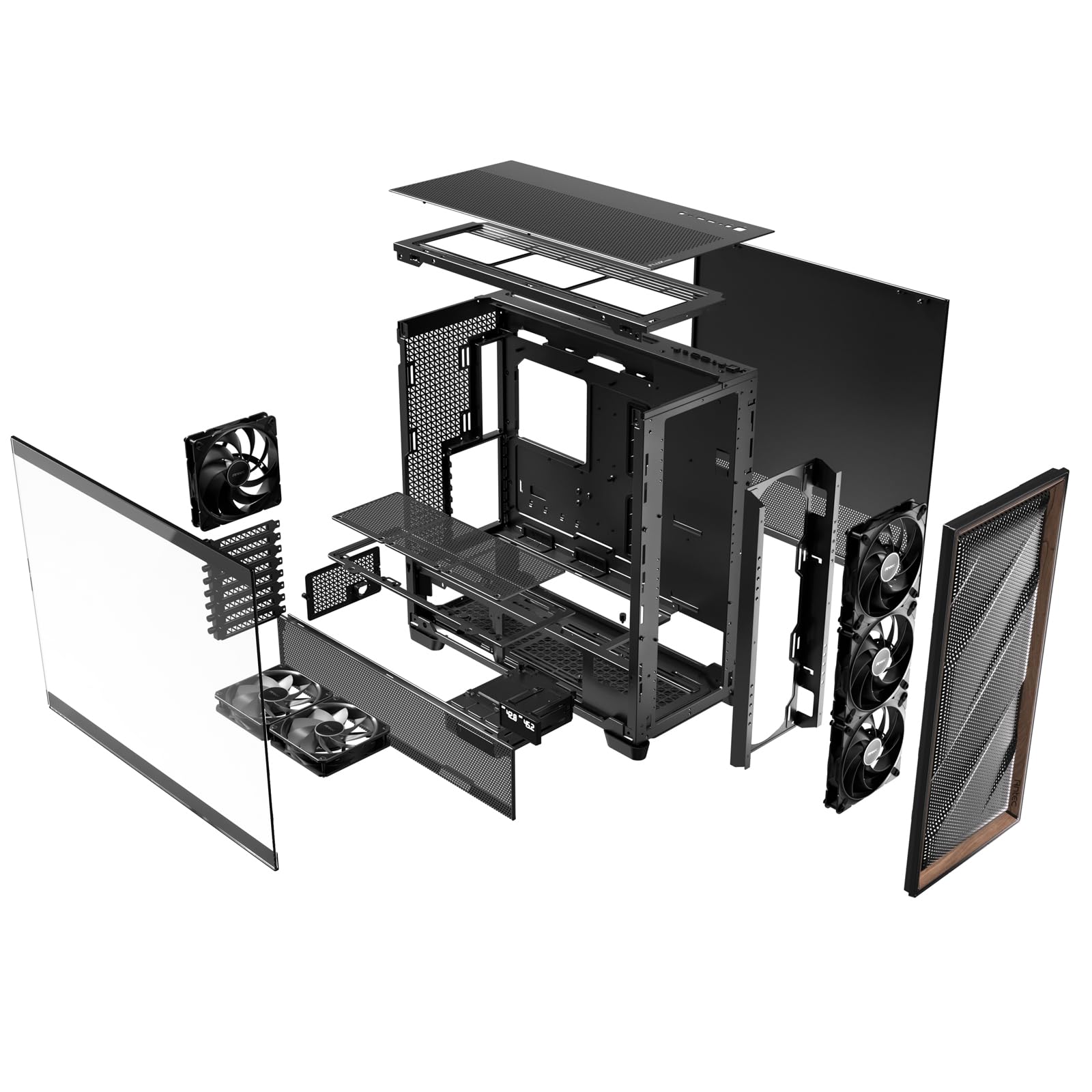 ANTEC Flux Pro EUV - Custodia per PC Big/Full Tower ATX, colore: Nero