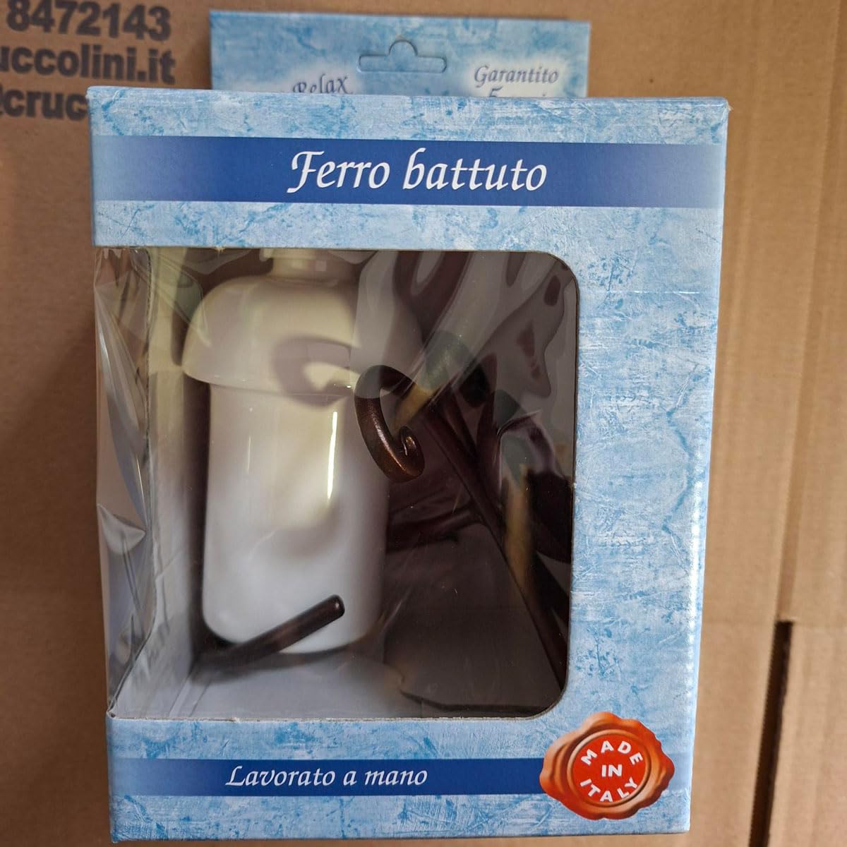 Linea baño 'Relax' Dispensador Jabonera de pared óxido