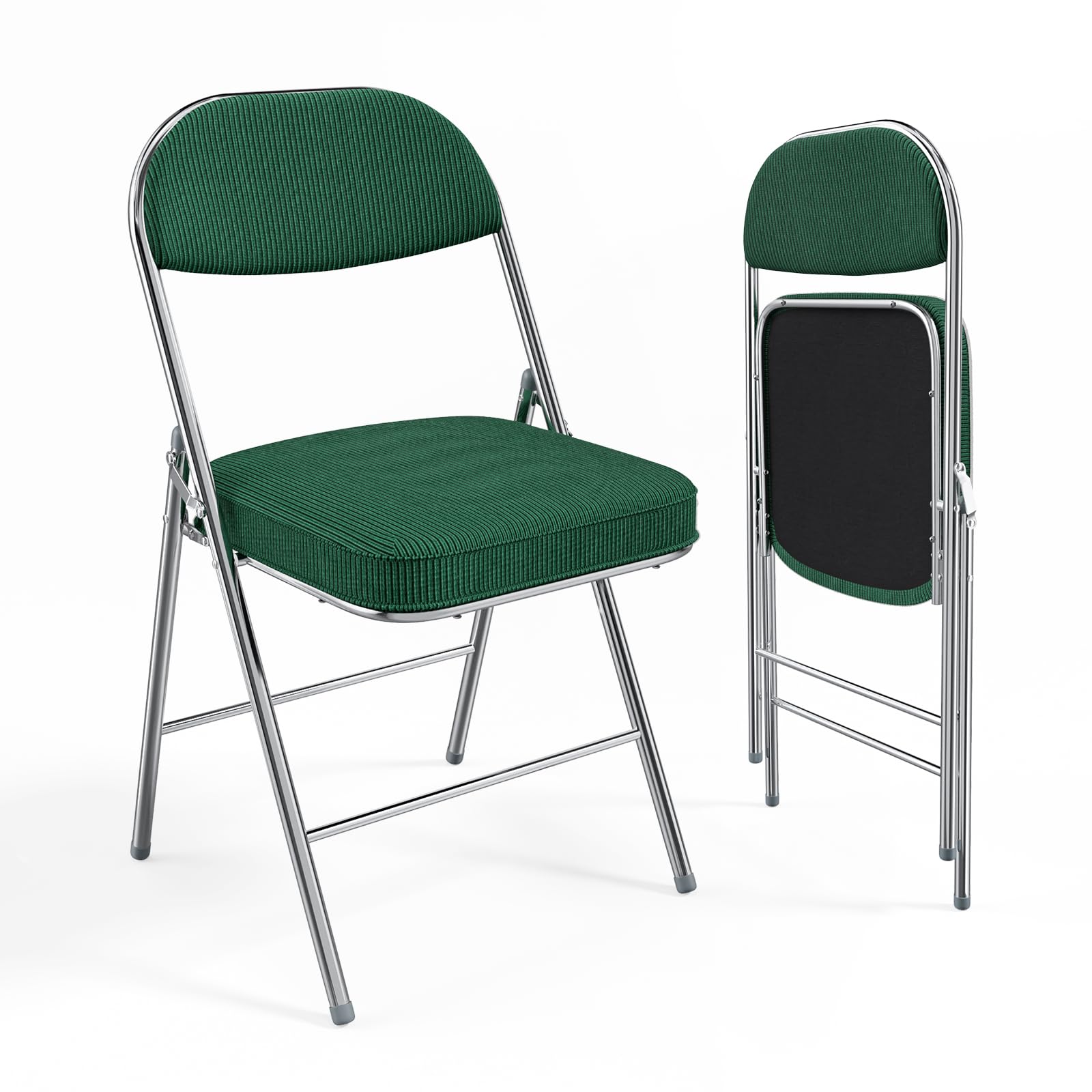 Amazon.com: VINGLI 2 Pack Folding Chairs with Padded Seat
