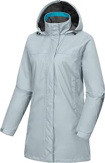 Little Donkey Andy Women's Waterproof Rain Jacket Outdoor for Hiking | Breathable Mesh lined Machine washable Lightweight for hiking travel