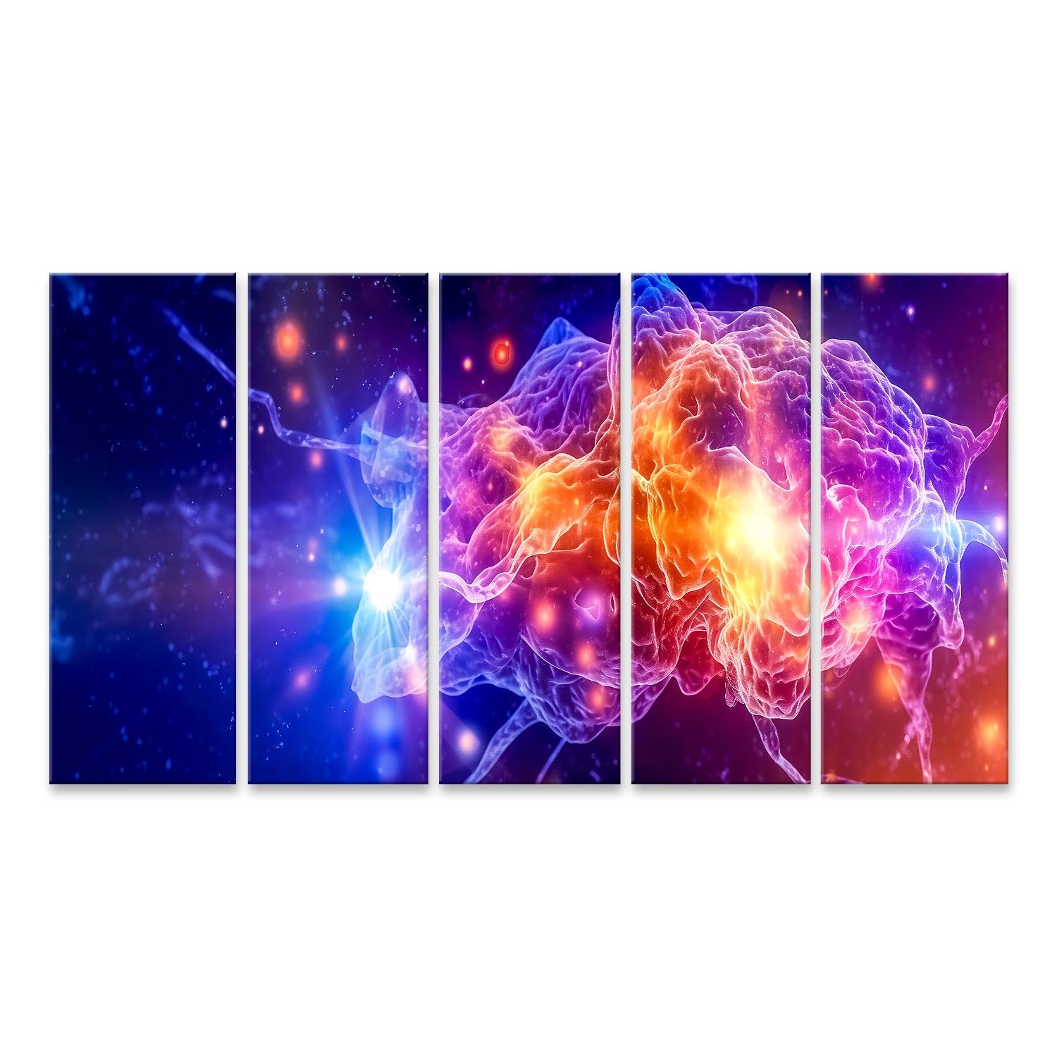 islandburner cuadro sobre lienzo redes neuronales retroiluminado de color rápido sobre datos imágenes murales carteles