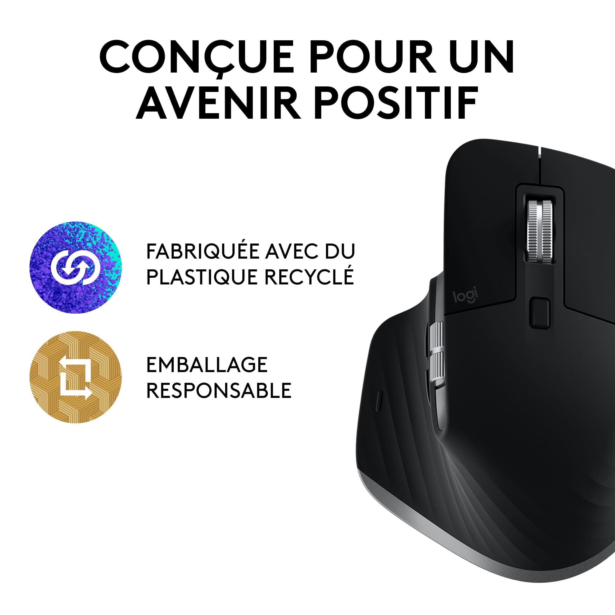 Logitech MX Master 3S pour Mac - Souris Bluetooth Sans Fil