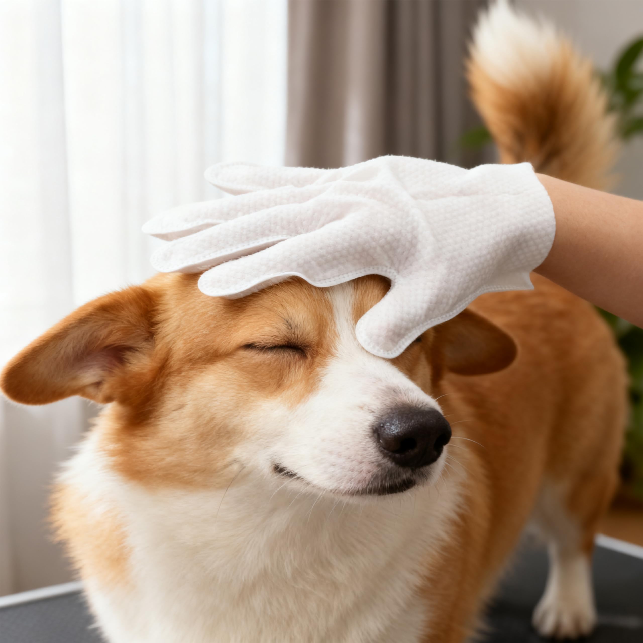 PWP1002A-6SET - Toallitas suaves para guantes para perros y gatos, hipoalergénicas y suaves para patas y cuerpo, elimina la suciedad y el pelo suelto, 36 unidades, 6.2 x 10 pulgadas