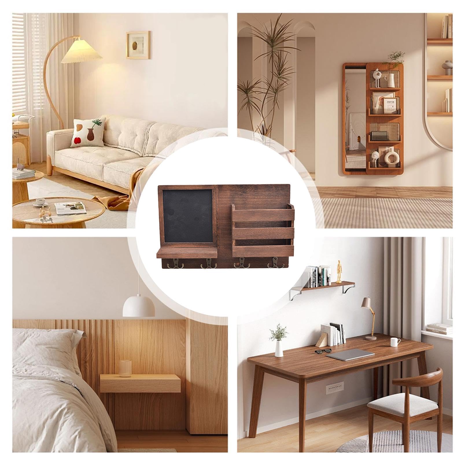 Stojak na klucze w stylu vintage, stylowy organizer na klucze, do montażu na ścianie, prosty organizer do domu, elegancki stojak na klucze, aby utrzymać swoje klucze i dostępność