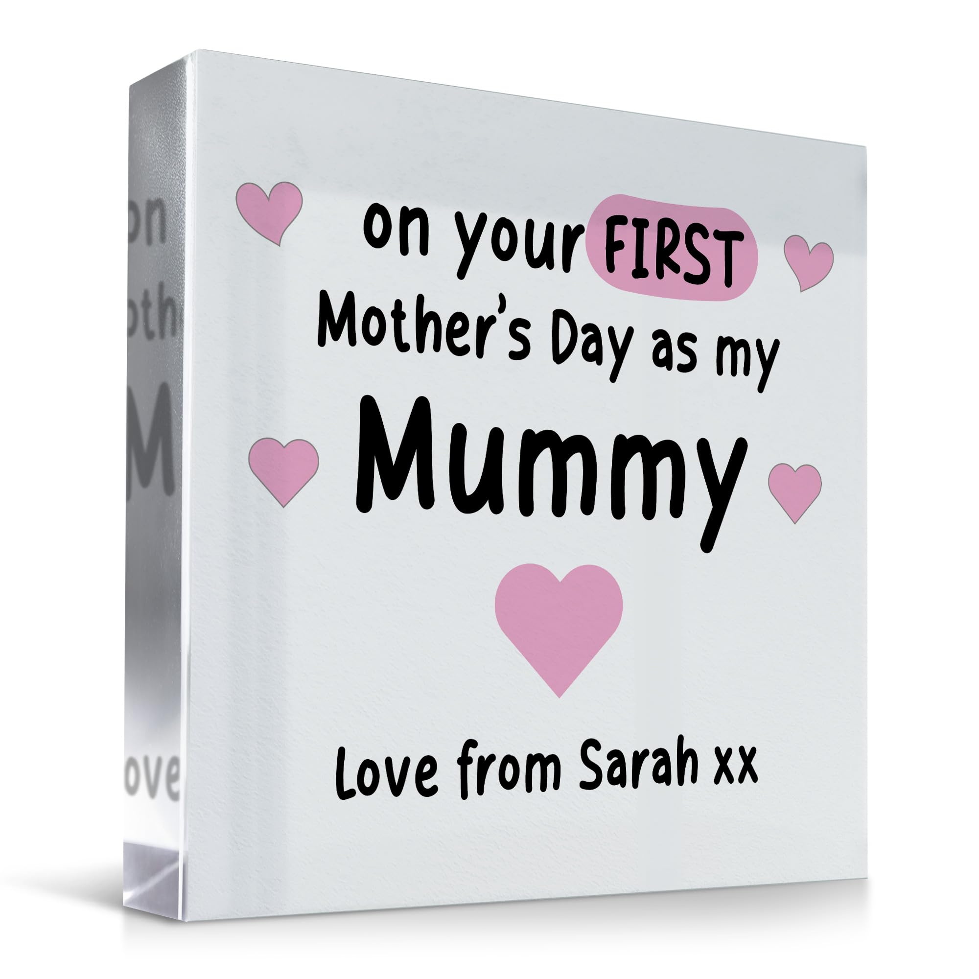 Red Ocean First Mothers Day Gift For Mummy Personalised Mummy Gift From Daughter Son Mum From Bump 1st Mothers Day Baby Boy Baby Girl Keepsake