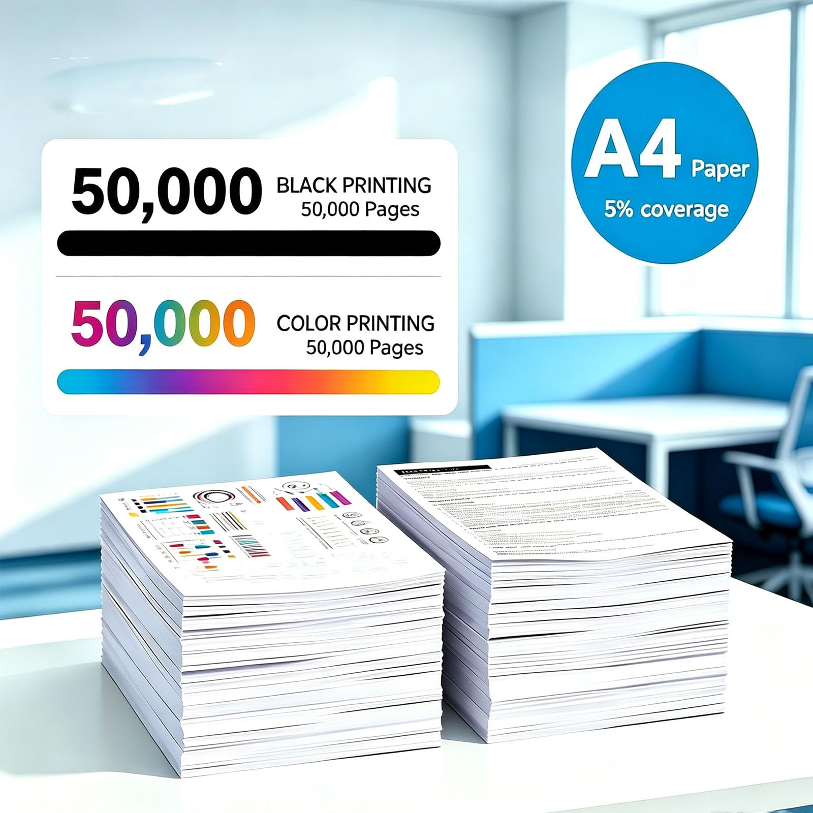 Cartuccia di toner ad alta capacità 6700N con chip, compatibile con 108R00974, 108R00971, 108R00972 e 108R00973; sostituzione per stampanti a colori Phaser 6700/6700dn/6700dt