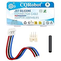 Vista 97 de CQRobot JST EL 4.5 mm de paso 2 pines conector electrónico IC macho, enchufes hembra carcasa y kit de terminales de crimpado en T macho/hembra. 50