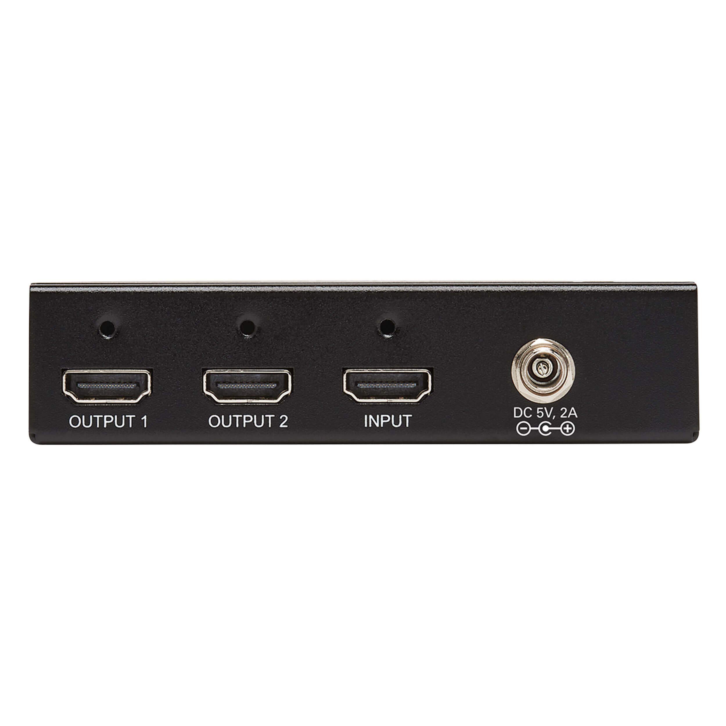 Tripp Lite HDMI Splitter, 2 Display 1 in 2 Out HDMI Splitter, 4K @ 60 Hz, 4:4:4, Multi Resolution Support, HDR, HDCP 2.2 - Image 2