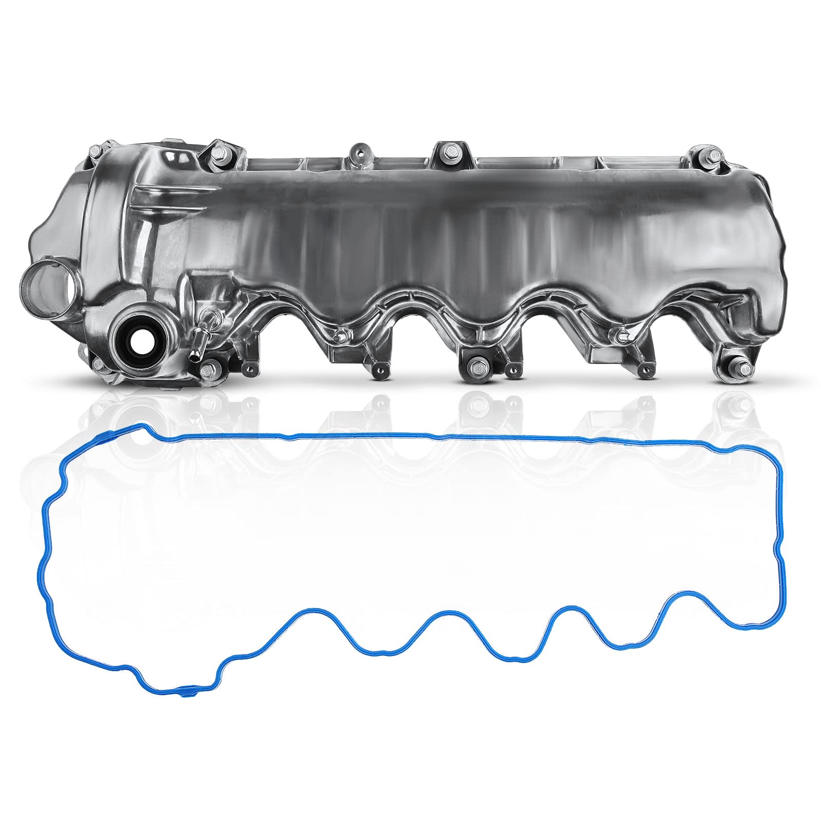 A-Premium Right Side Engine Valve Cover with Gasket & Bolt Compatible with 2004-2014 Ford F150 F-250/350 Super Duty Expedition Explorer Mustang Navigator V8 4.6L 5.7L
