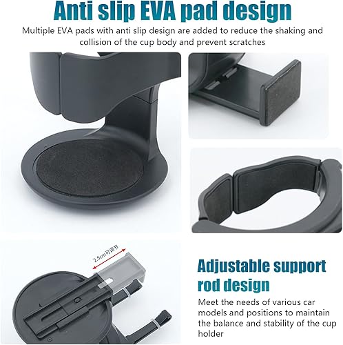 Miniatura 7 de Portavasos para automóvil, portavasos de ventilación de automóvil, soporte para botella, soporte para botella de aire acondicionado de automóvil,