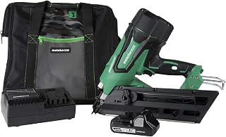 Metabo-HPT NR1890DCM 18v Brushless Clipped Head Framing Nail Gun A) (Renewed)