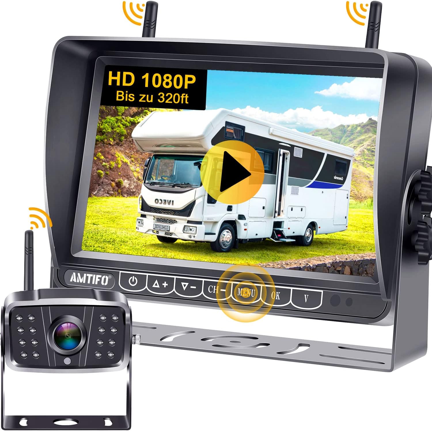 wohnmobil radio mit navi und rückfahrkamera
