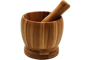 Stunning Bamboo Guacamole Bowl - Your Ideal Kitchen Tool