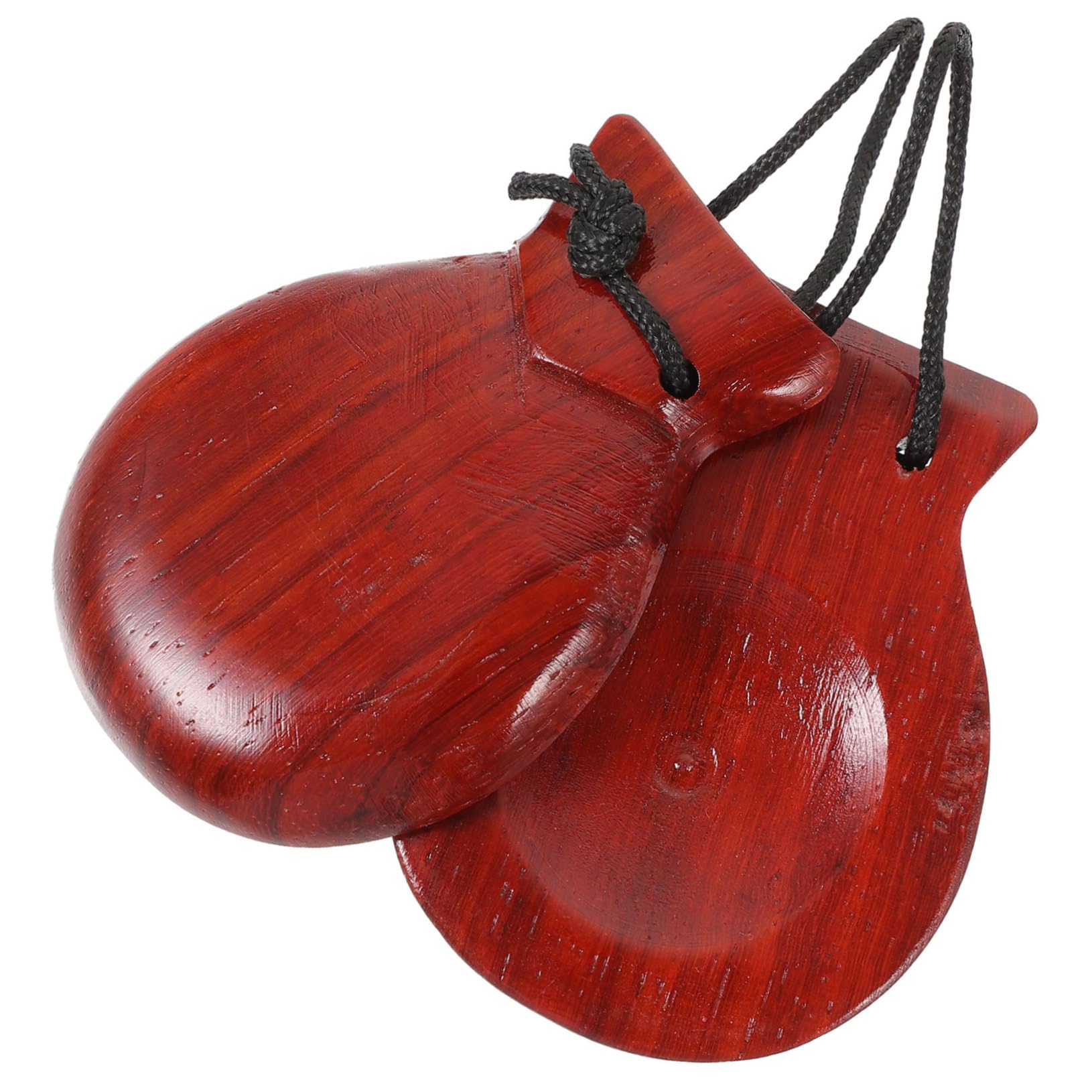 Levemolo Children Wooden Castanets Boys and Girls Music Instruments Set of 1 Rhythm Castanets for Boys and Girls
