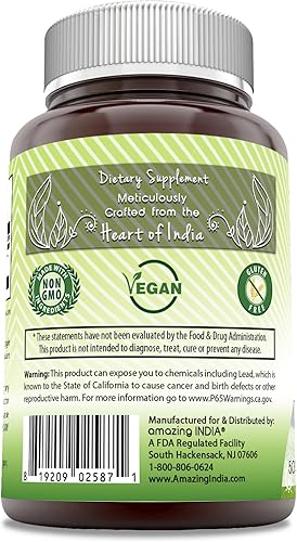 Miniatura 3 de Amazing India DGL 500 mg 120 cápsulas vegetales Suplemento  Sin OMG  Sin gluten