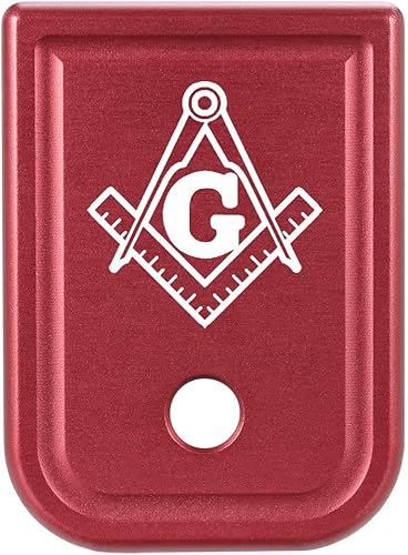 Vista 131 de NDZ Performance Placa base de cargador para Glock 17 19 19X 22 23 24 26 27 31 32 33 34 35 37 38 39 45 Gen 1-4 0.354 in .40 S&W de aluminio anodizado