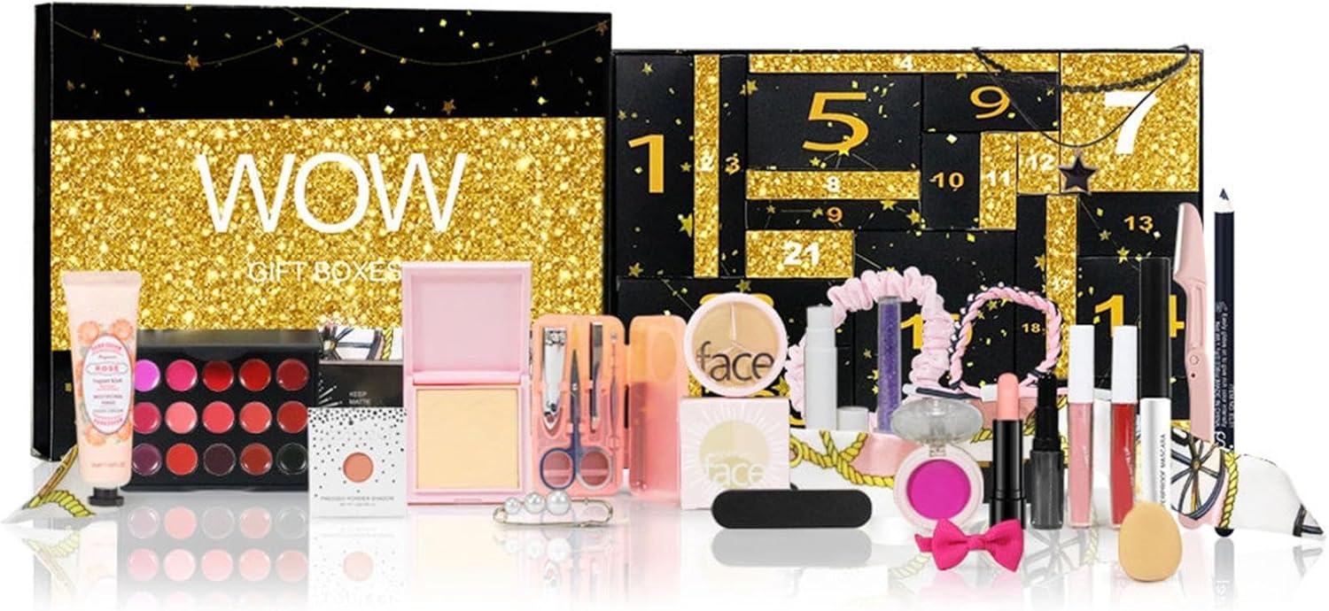 Makeup Advent Calendar 2024 Girls Women Teens, 24 Days of