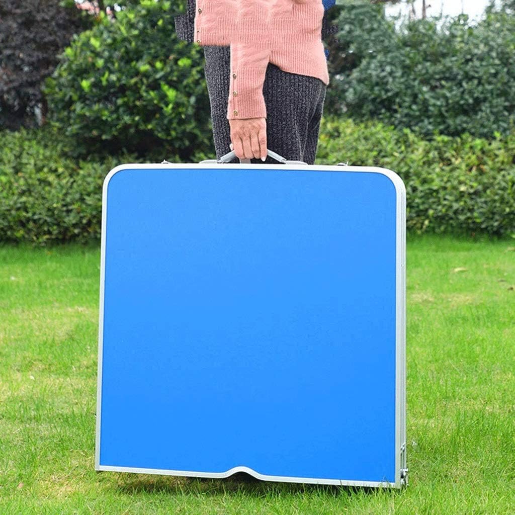 Folding Table-Person Folding Picnic Table, Height Adjustable,Portable and Light Weight, for Outdoor,Camping,Picnic,Party and Dining