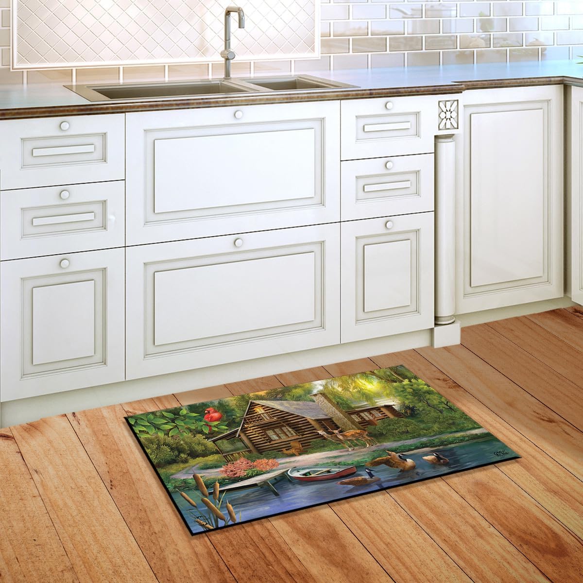 Briarwood Lane Lakeside Cabin Summer Doormat