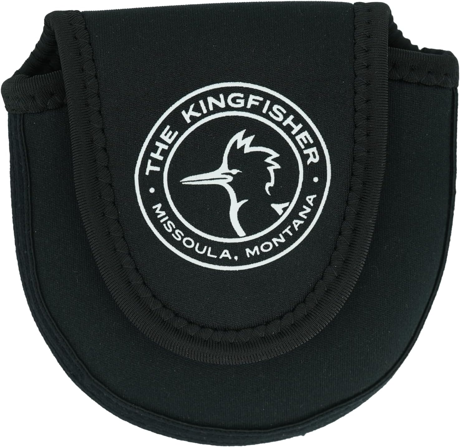 Kingfisher Fly Fishing Reel Bag, Neoprene Material, Portable, Protective, Fits Reel on Fishing Rod (Medium)