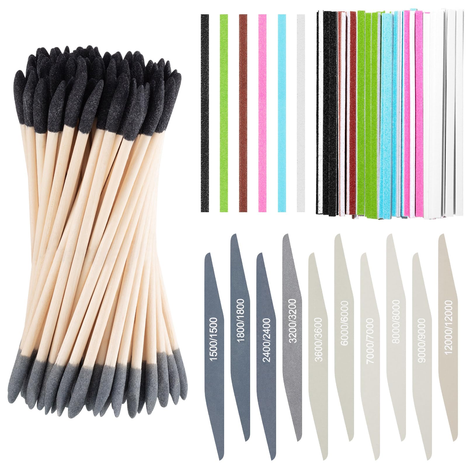 Sanding Sticks Kit - 70 Pcs for Model Making -10