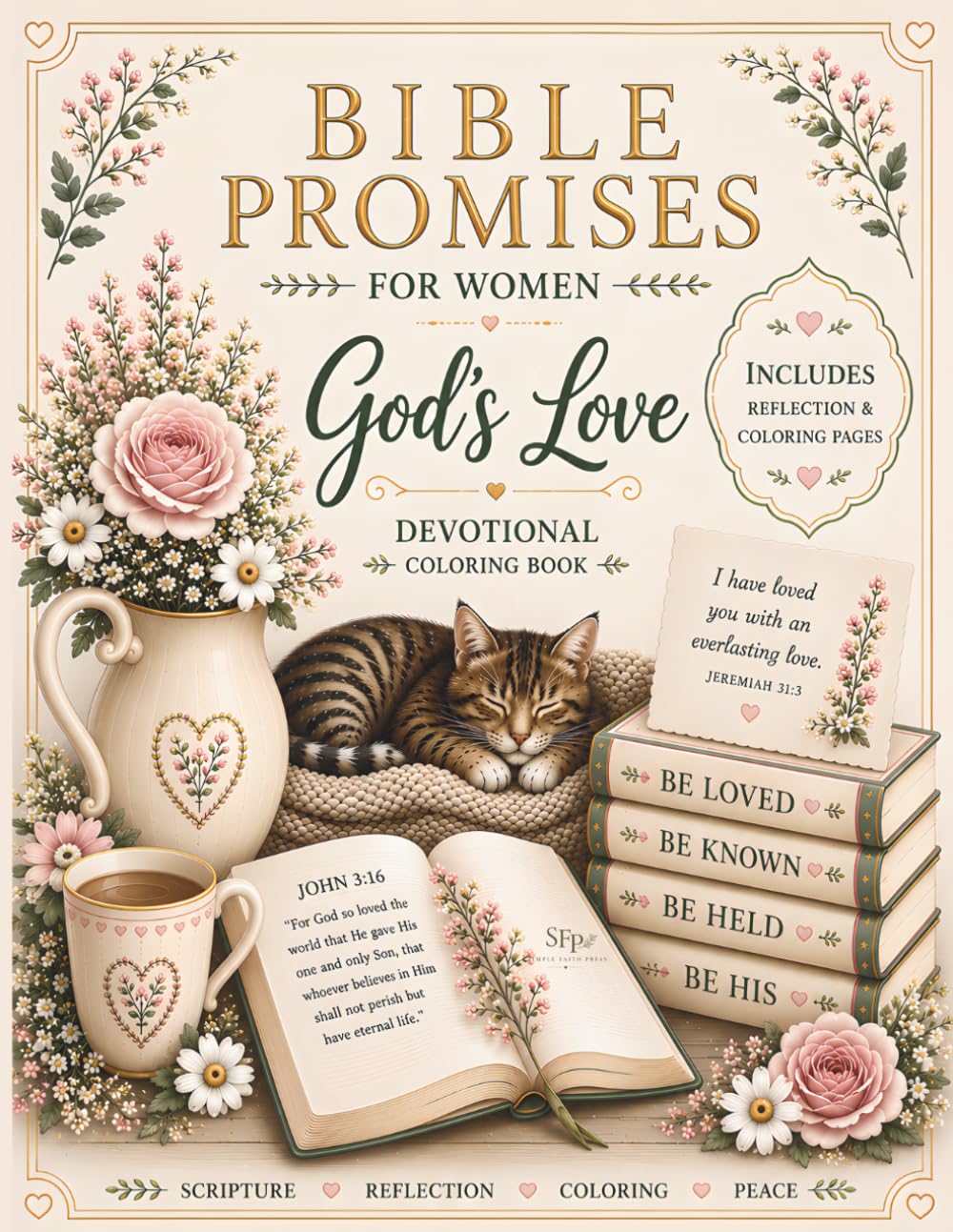 Bible Promises for Women: God’s Love: A Devotional Coloring Book with Scripture, Reflection & Peaceful Creative Moments (Bible Promises for Women: ... Coloring Books with Scripture & Reflection)