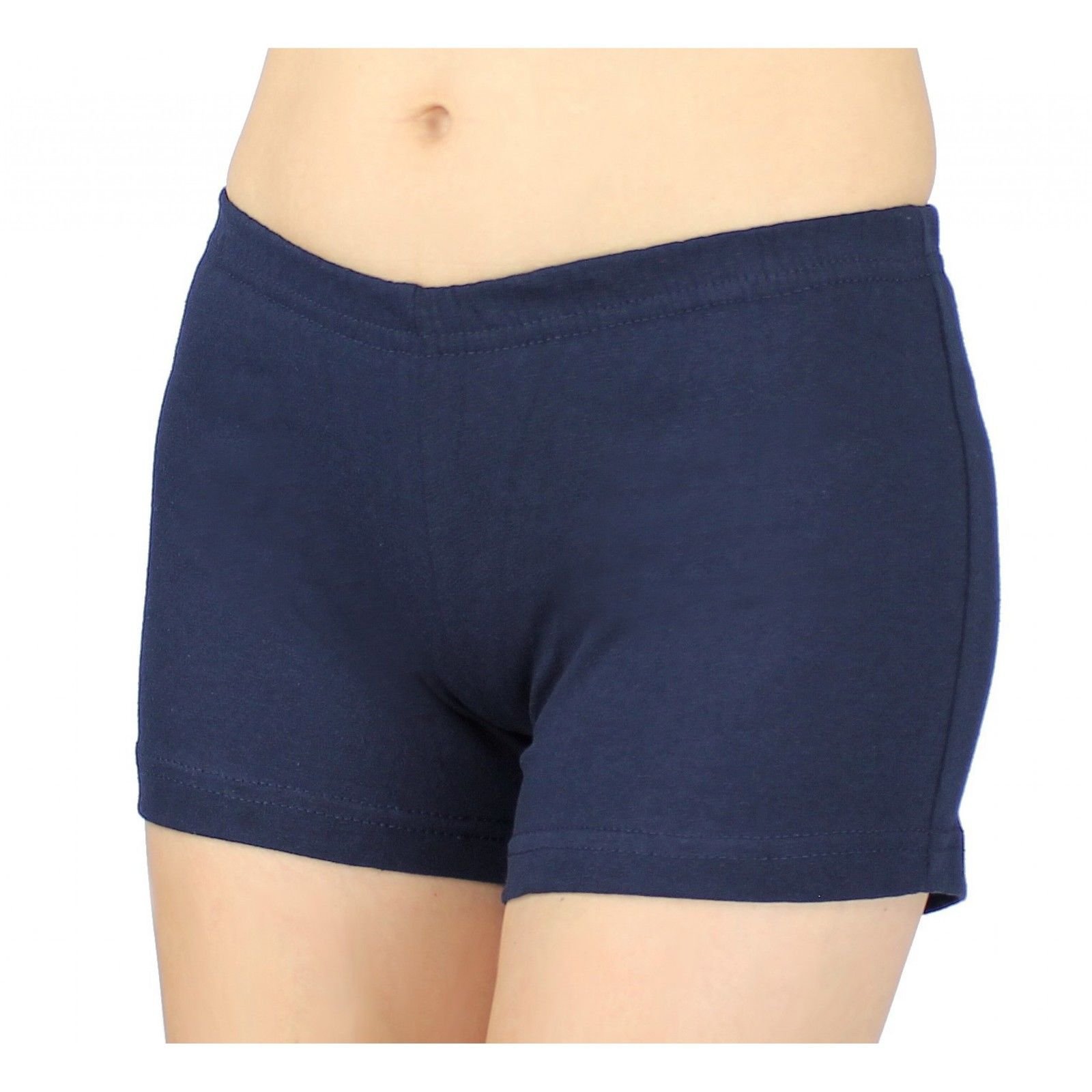elegance1234 Girl's Cotton Lycra Stretchy Boxer Shorts for Schools Sport&Under School Skirt***Same Day Posting*** (9-10 Years, Navy)