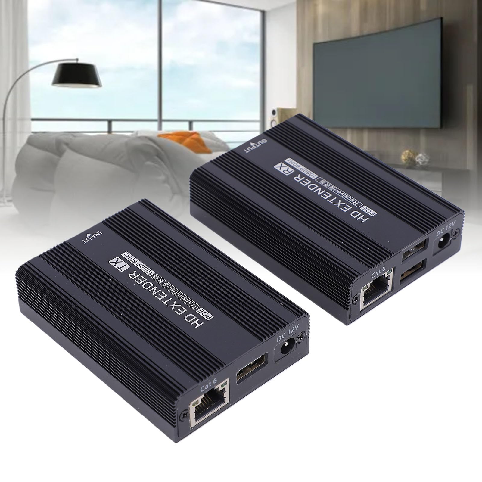 Sxhlseller Extension KVM pour Clavier, Souris et Télécommande 1080P