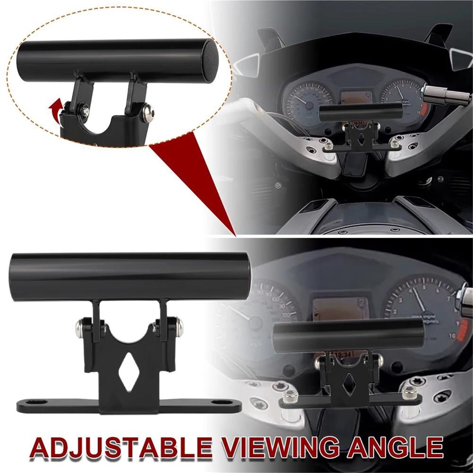 Abrazadera Manillar Motocicleta Soporte Navegación Montaje GPS Teléfono Móvil para BMW R1200RT 2005-2013 R 1200 RT Soporte GPS