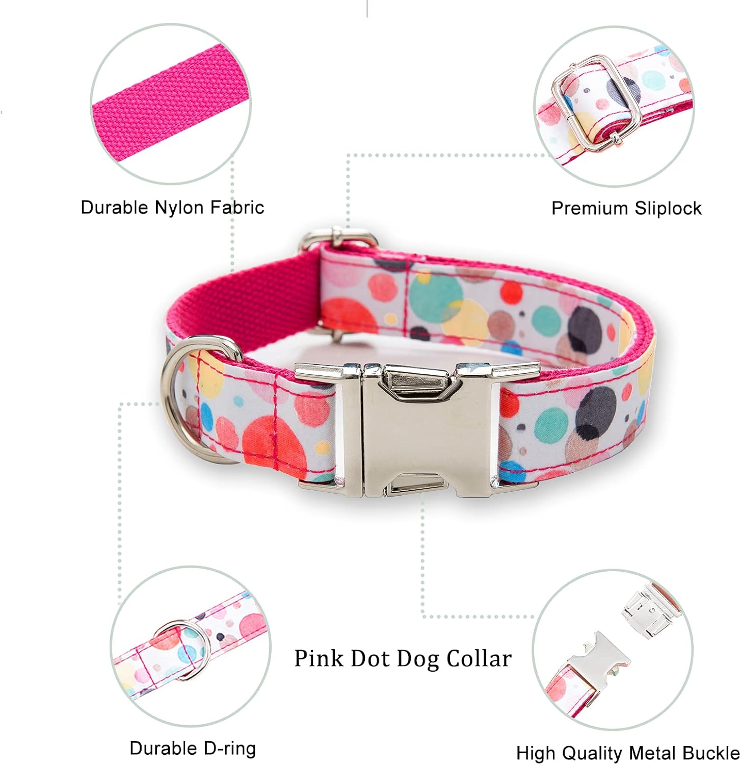 pastel cat collar