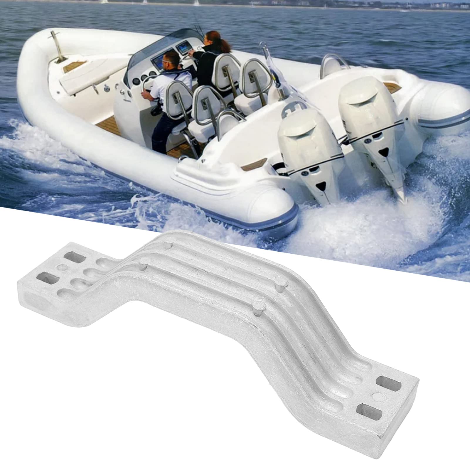 Remplacement Anode Poignée Anode En Alliage D'aluminium Support Support Marine Accessoires pour Moteur hors-bord DX150 F115 FL150 LF115 LZ150,Pièces de rechange pour bateaux,Yachts